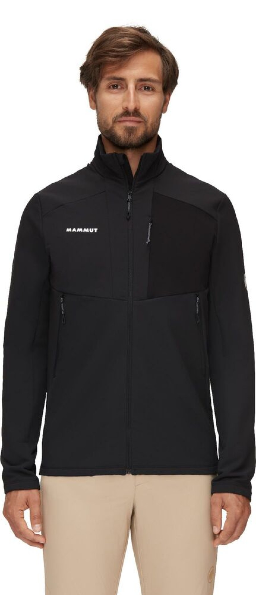 Outdoor Clothing MAMMUT | Mammut Madris Ml Jacket Men Black-White