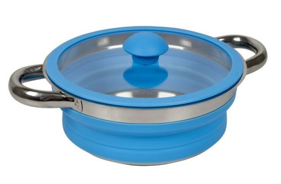 Kamperen BO-CAMP | Bo-Camp Foldable Cooking Pan Silicone / Stainless Steel Diverse