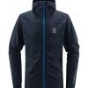 Outdoor Clothing HAGLOFS | Haglofs L.I.M Hybrid Softshell Jacket Men Tarn Blue/Nordic Blue