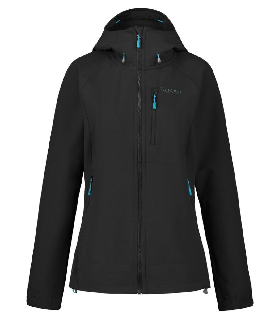 Outdoor Clothing RAB | Rab Salvo Jacket Wmns Black