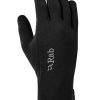 Outdoor Clothing RAB | Rab Power Stretch Contact Glove Black