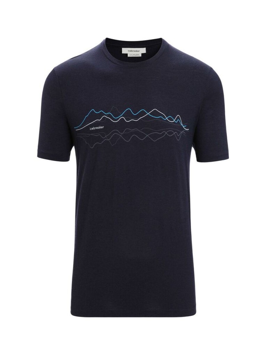 Outdoor Clothing ICEBREAKER | Icebreaker M Tech Lite Ii Ss Tee Icebreaker Midnight Navy