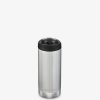 Kamperen KLEAN KANTEEN | Klean Kanteen 12Oz Tkwide Insulated W/Coffee-Lid Brushed Stainle Diverse