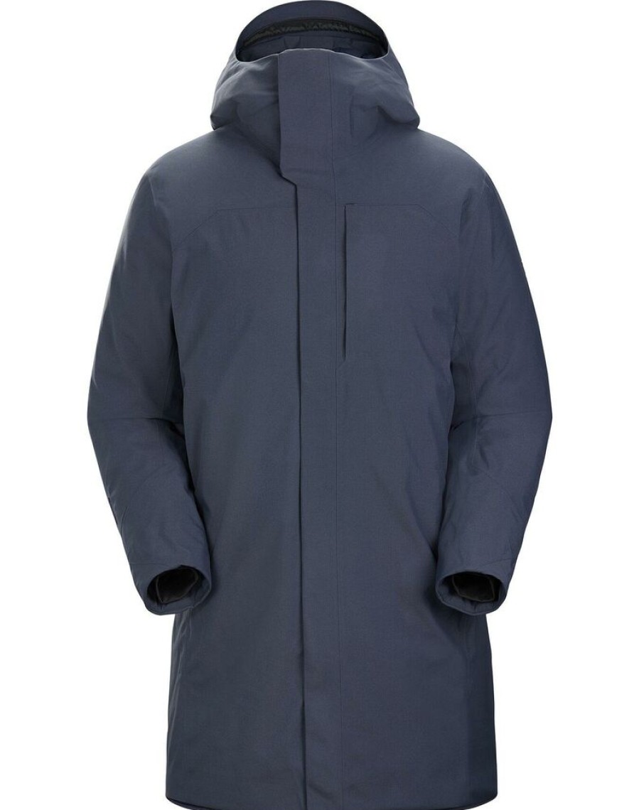 Outdoor Clothing ARCTERYX | Arcteryx Therme Sv Parka Mens Black Sapphire