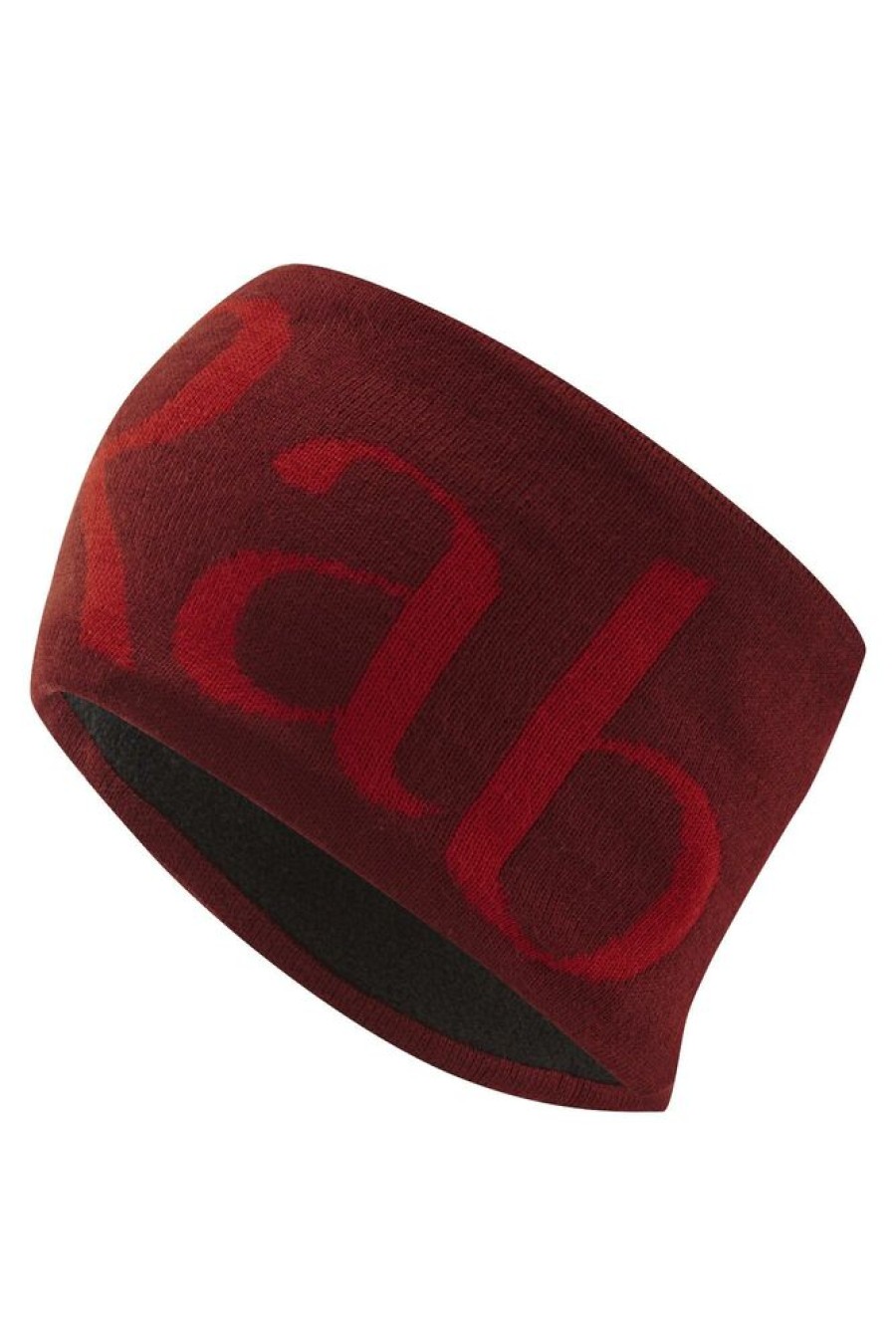 Outdoor Clothing RAB | Rab Knitted Logo Headband Oxblood Red