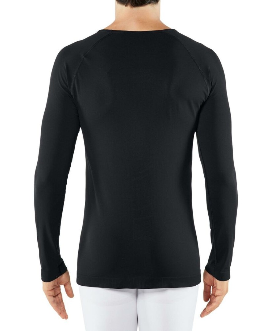 Outdoor Clothing FALKE | Falke Warm Longsleeved Shirt Men Comfort 39610 Black