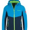 Outdoor Clothing TROLLKIDS | Trollkids Kids Kristiansand Jacket Navy/Medium Blue/Green