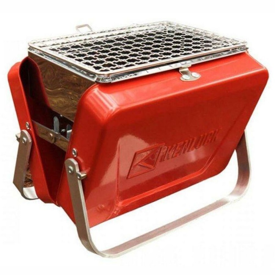 Kamperen KENLUCK | Kenluck Mini Grill Lucky Gloss Red