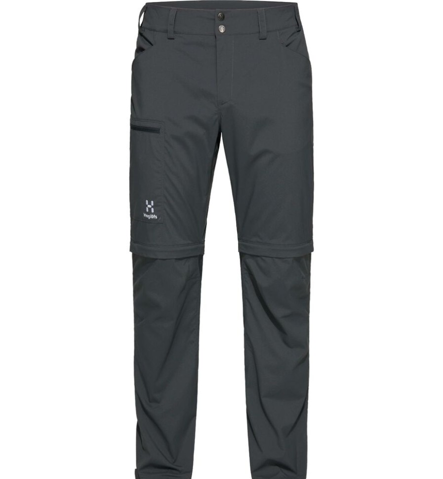 Outdoor Clothing HAGLOFS | Haglofs Lite Standard Zip-Off Pants Men Magnetite