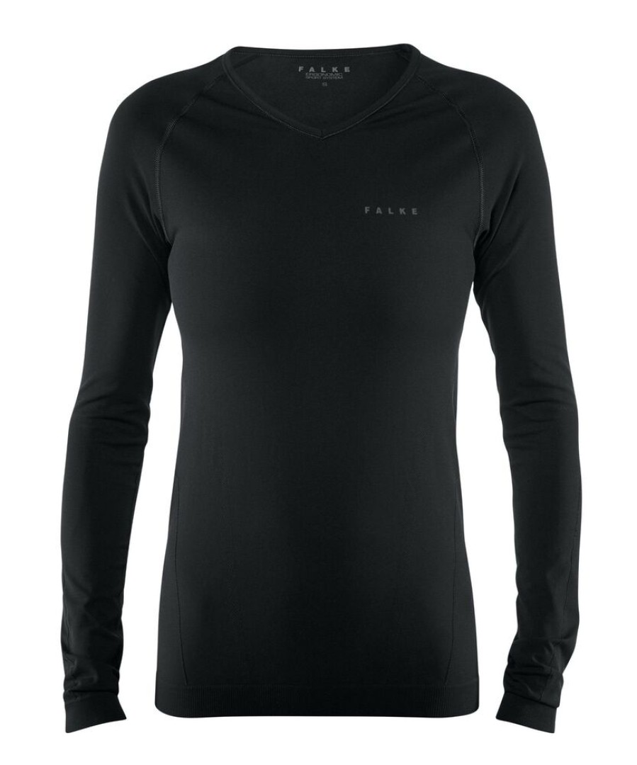 Outdoor Clothing FALKE | Falke Warm Longsleeved Shirt Women Comfort 39110 Black