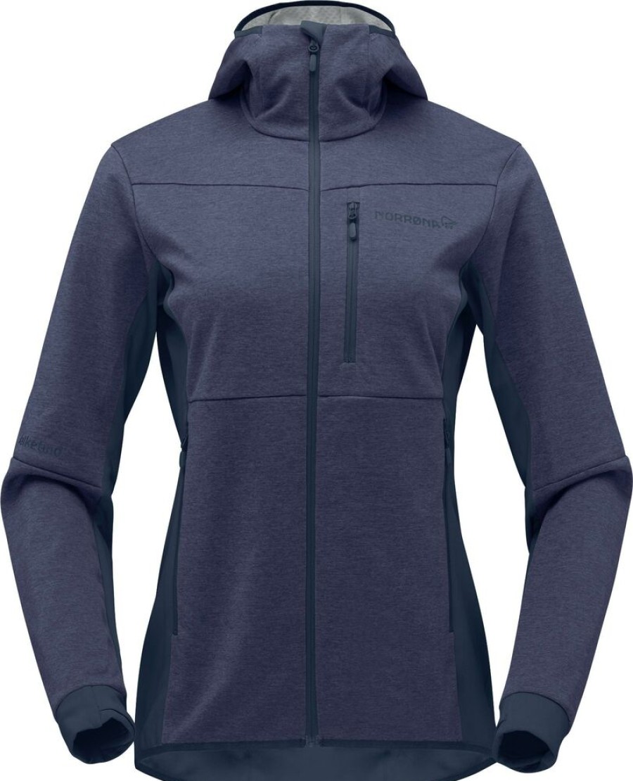 Outdoor Clothing NORRONA | Norrona Falketind Warm2 Octa Hood W Indigo Night