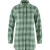 Outdoor Clothing FJALLRAVEN | Fjallraven Ovik Twill Shirt Ls W Misty Green - Patina Green