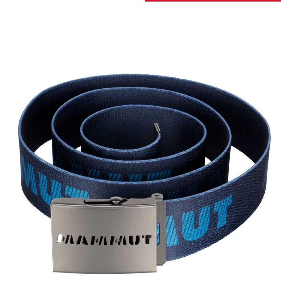 Outdoor Clothing MAMMUT | Mammut Mammut Logo Belt Marine Sapphire