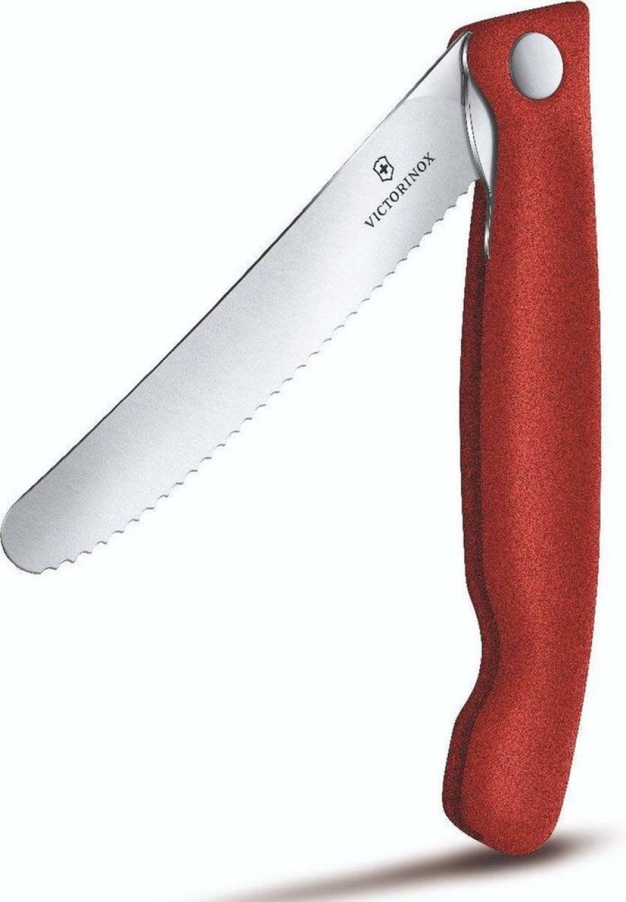 Equipment VICTORINOX | Victorinox Paring Knife Collapsible Serrated Red Several