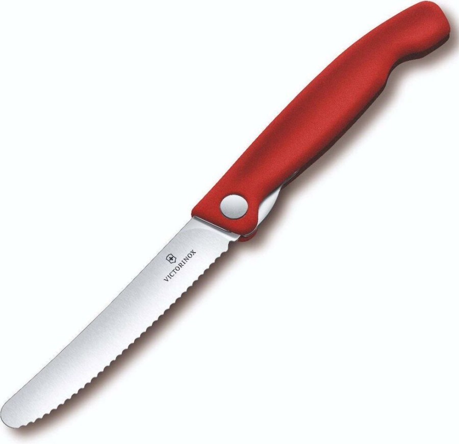 Equipment VICTORINOX | Victorinox Paring Knife Collapsible Serrated Red Several