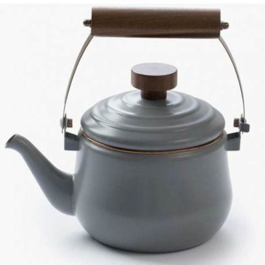 Kamperen BAREBONES | Barebones Enamel Teapot Stone Gray Diverse