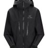 Outdoor Clothing ARCTERYX | Arcteryx Alpha Sv Jacket W Black