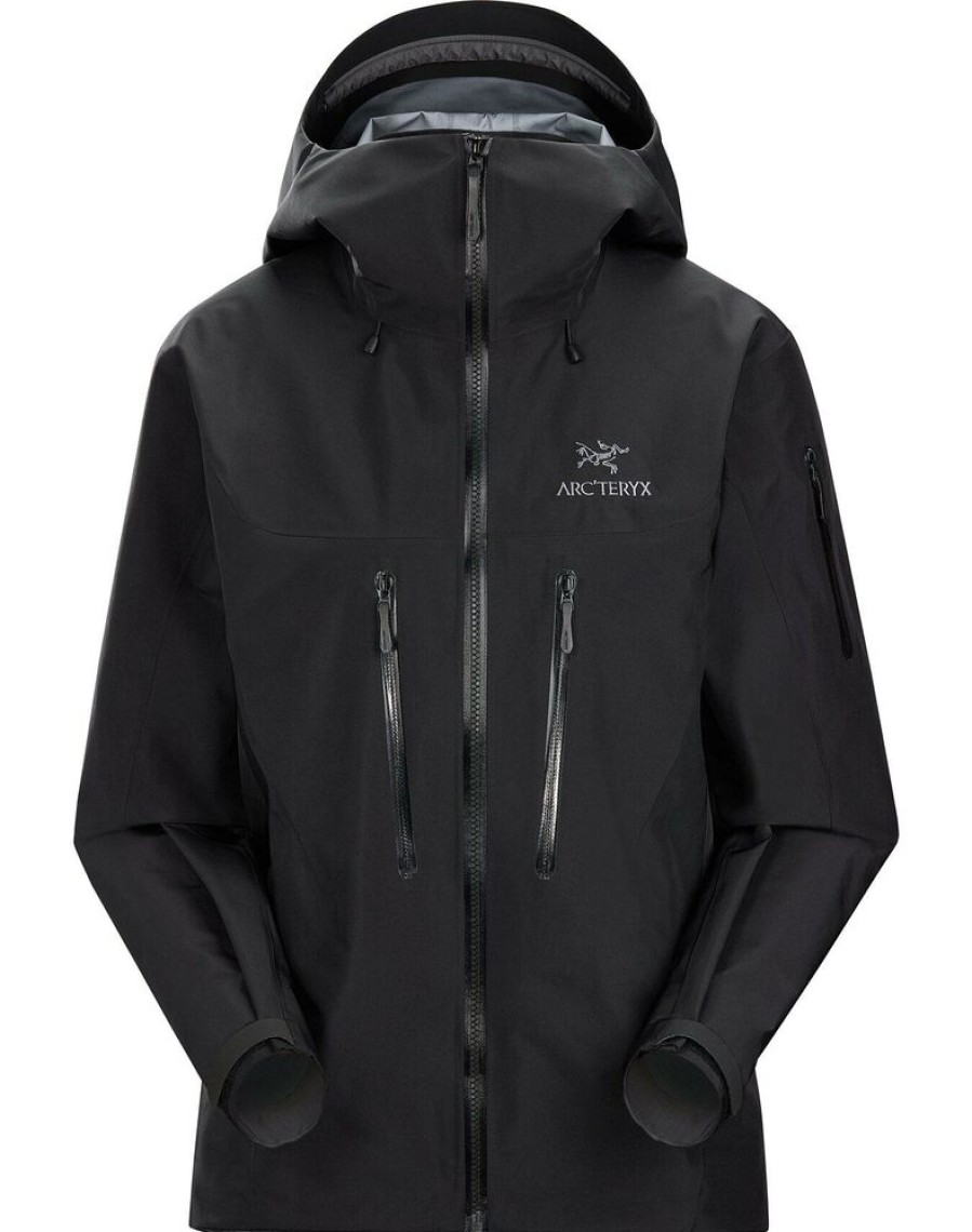 Outdoor Clothing ARCTERYX | Arcteryx Alpha Sv Jacket W Black