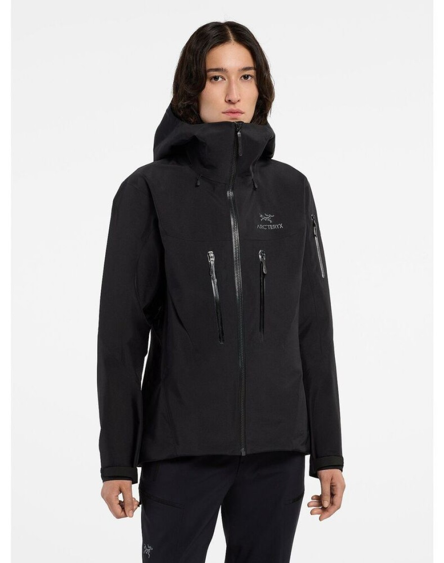 Outdoor Clothing ARCTERYX | Arcteryx Alpha Sv Jacket W Black