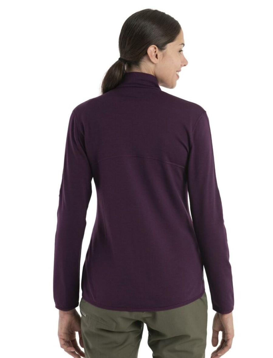 Outdoor Clothing ICEBREAKER | Icebreaker W Merino 560 Elemental Ii Ls Jacket Nightshade