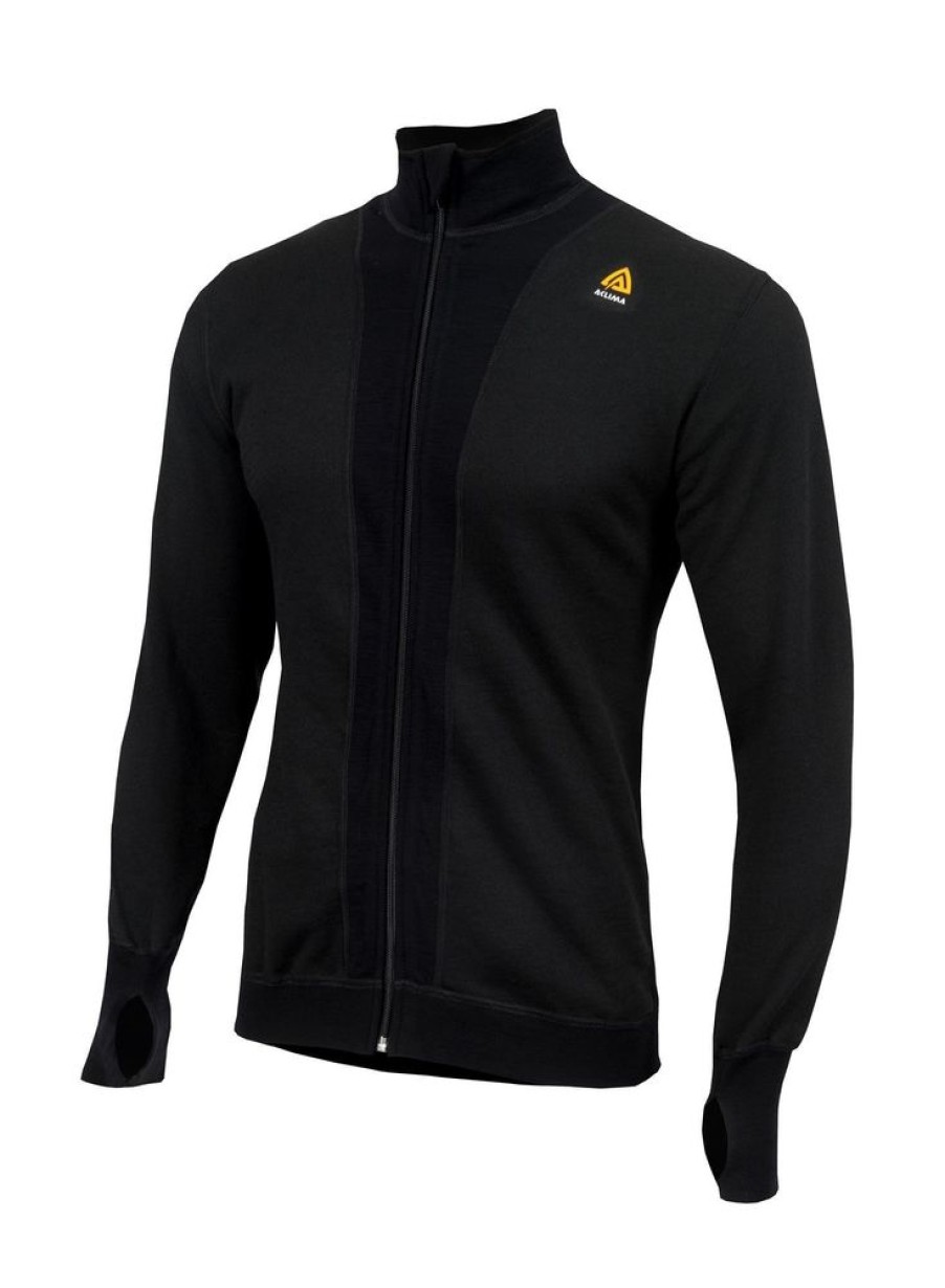 Outdoor Clothing ACLIMA | Aclima Hotwool Jacket Light 230G Jet Black