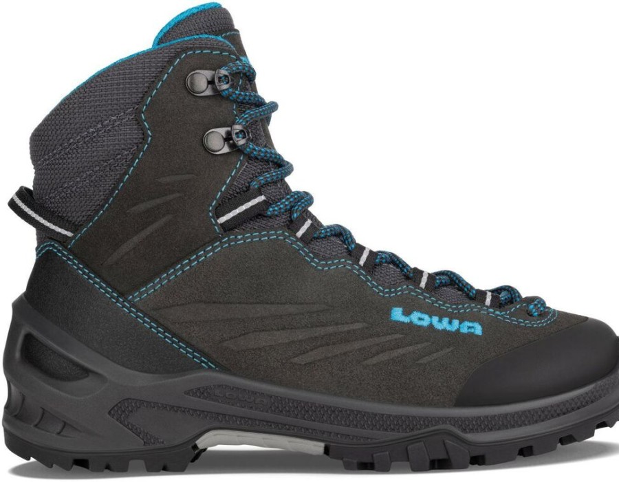 Shoes LOWA | Lowa Cadin Gtx Mid Junior Anthracite/Turquoise