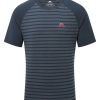 Outdoor Clothing MOUNTAIN EQUIPMENT | Mountain Equipment Redline Ss Mens Tee Cosmos Stripe/Cosmos