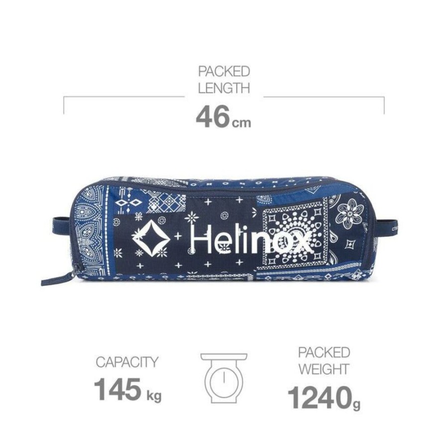 Kamperen HELINOX | Helinox Chair Two Blue Bandanna Quilt Diverse