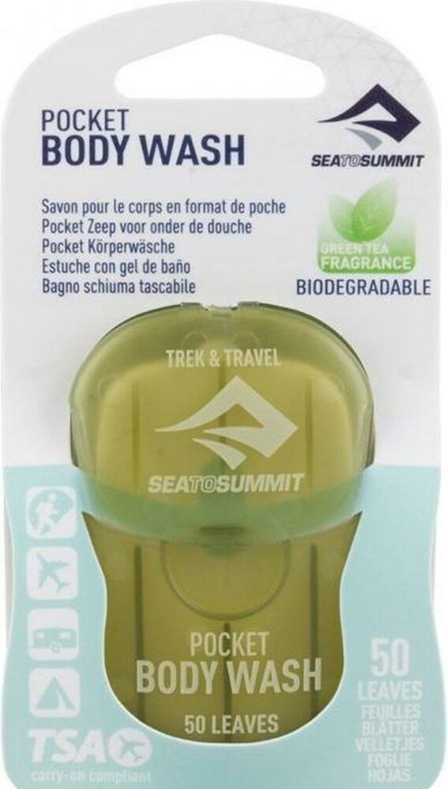 Travel SEA TO SUMMIT | Sea To Summit Pocket Body Wash Soap Biologisch Afbreekbare Zeepblaadjes Several