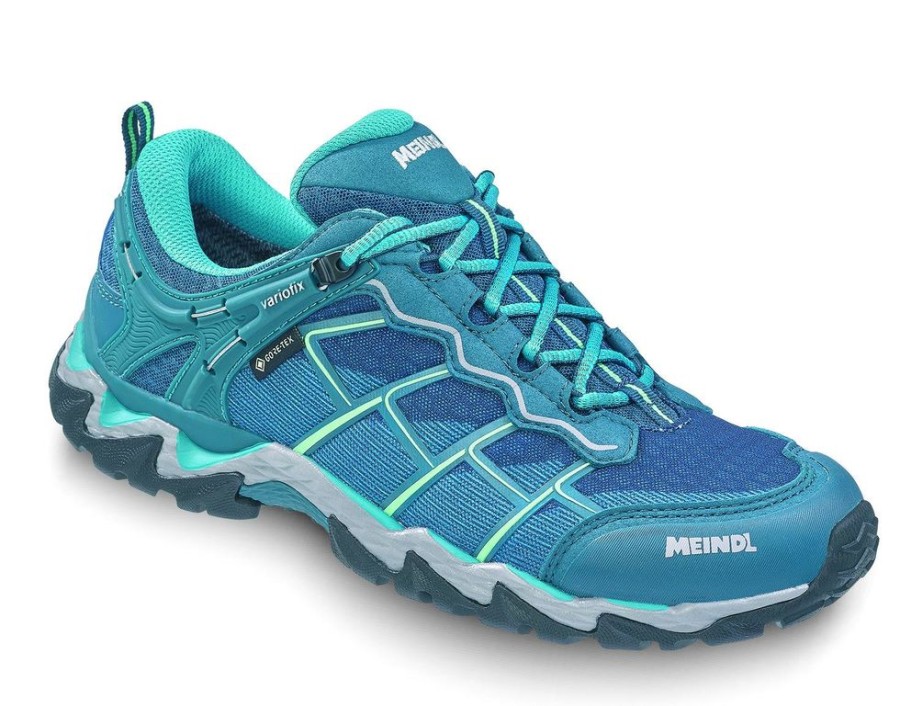 Shoes MEINDL | Meindl Houston Lady Gtx Wandelschoen Tuerkis/Petrol