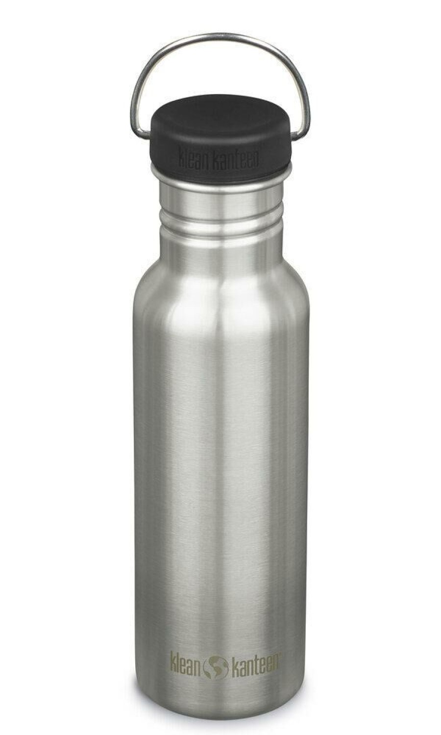 Kamperen KLEAN KANTEEN | Klean Kanteen Classic Drinking Bottle Ring Cap 27Oz 800 Ml Brushed S Diverse