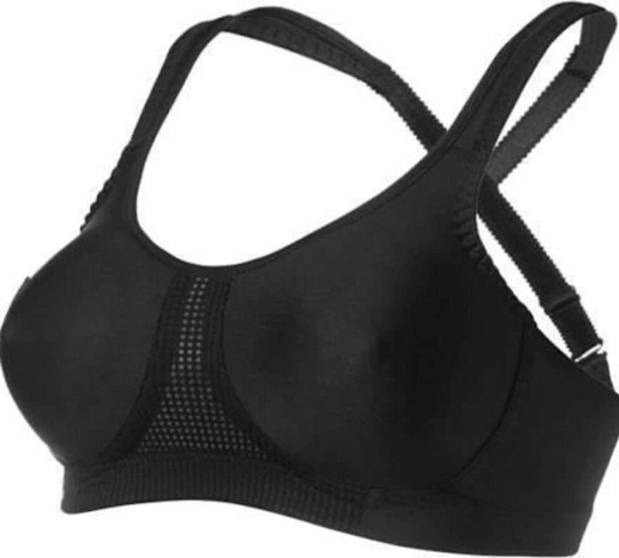 Outdoor Clothing PURELIME | Purelime Support Bra High Impact Black