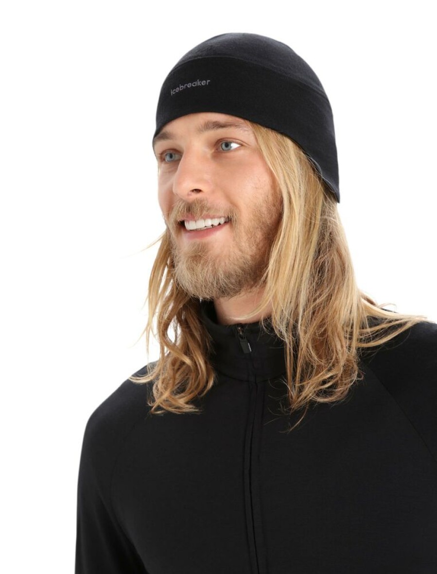 Outdoor Clothing ICEBREAKER | Icebreaker Quantum Beanie Black