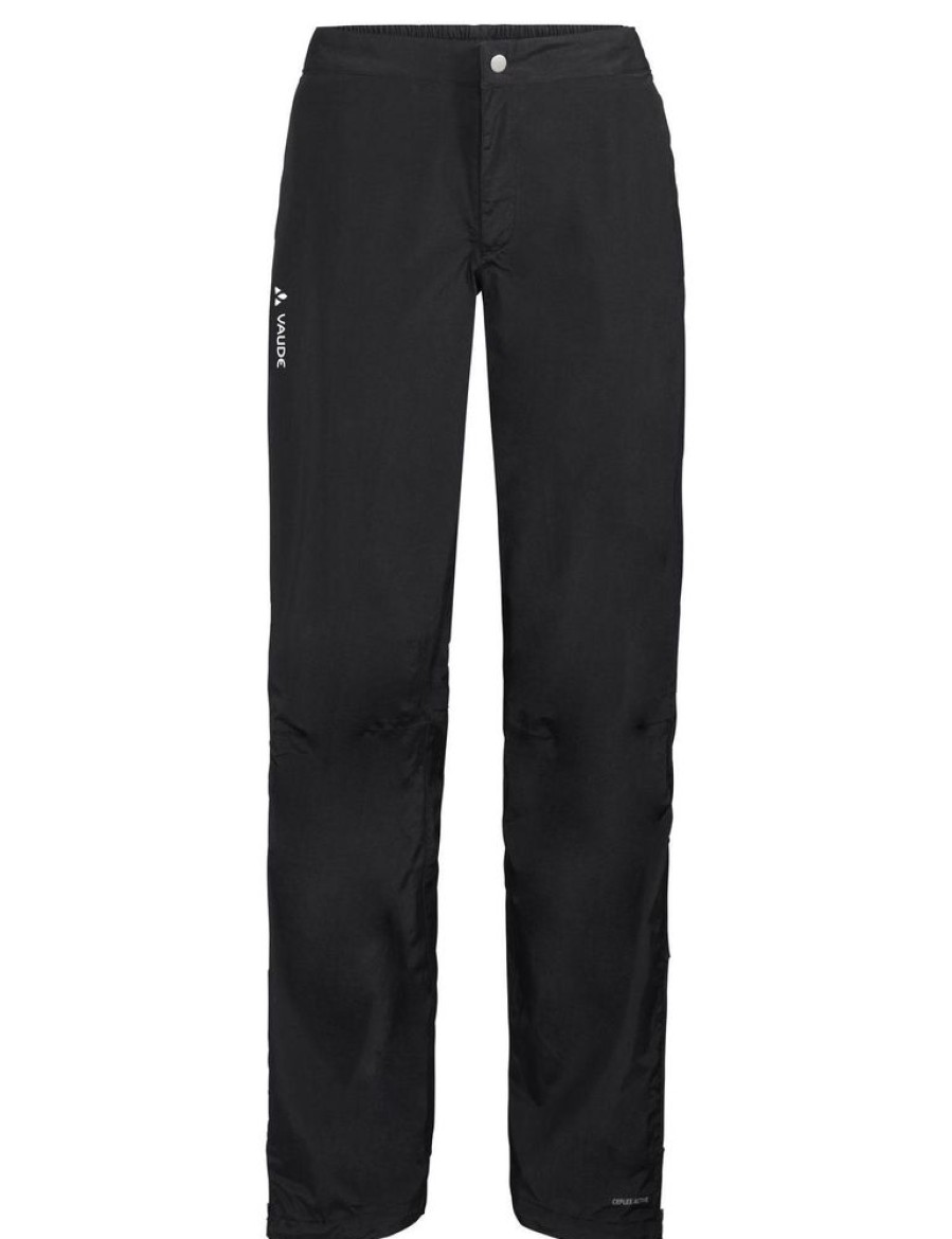 Outdoor Clothing VAUDE | Vaude Wo Yaras Rain Pants Iii - Cycling Rain Pants Women Black