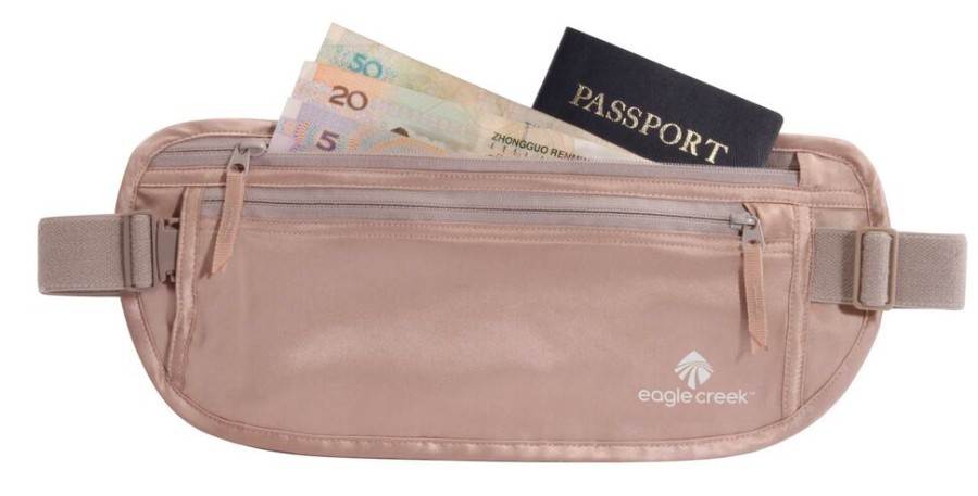 Travel EAGLE CREEK | Eagle Creek Undercover Silk Money Belt Geldbuidel Black