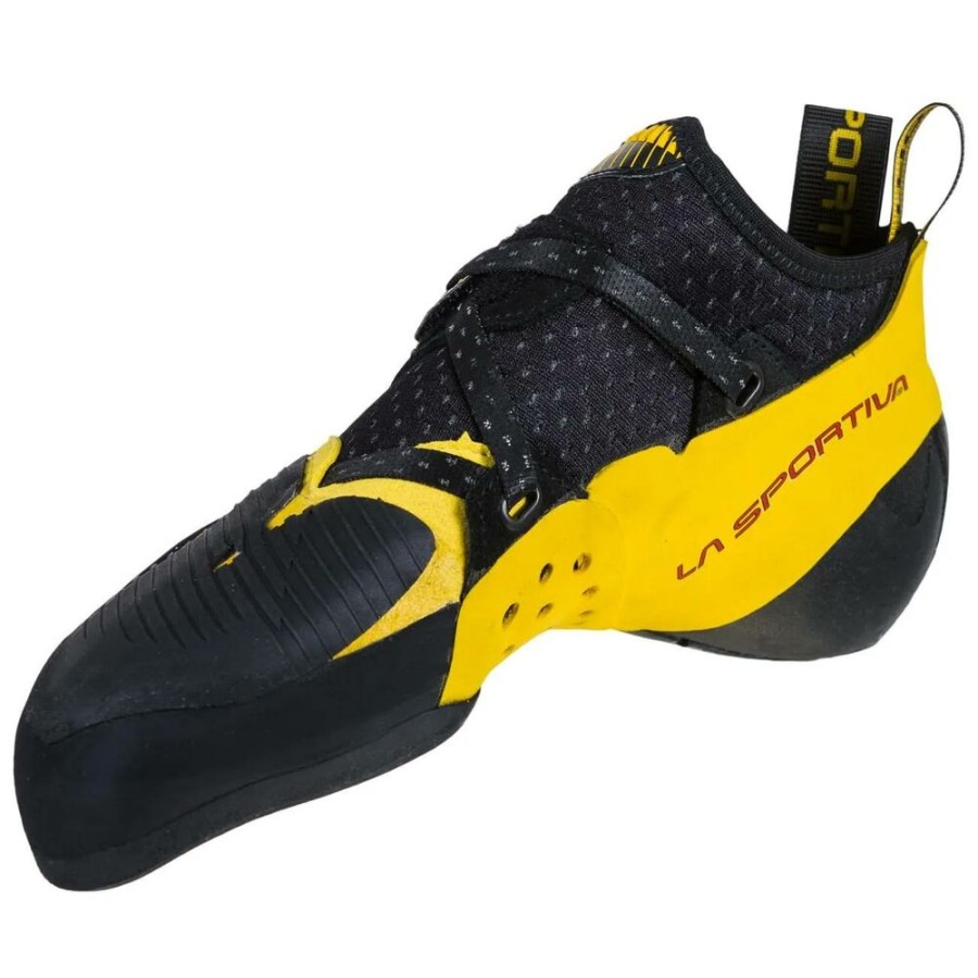 Mountain Sports & Winter Sports LA SPORTIVA | La Sportiva Solution Comp Klimschoen Black/Yellow