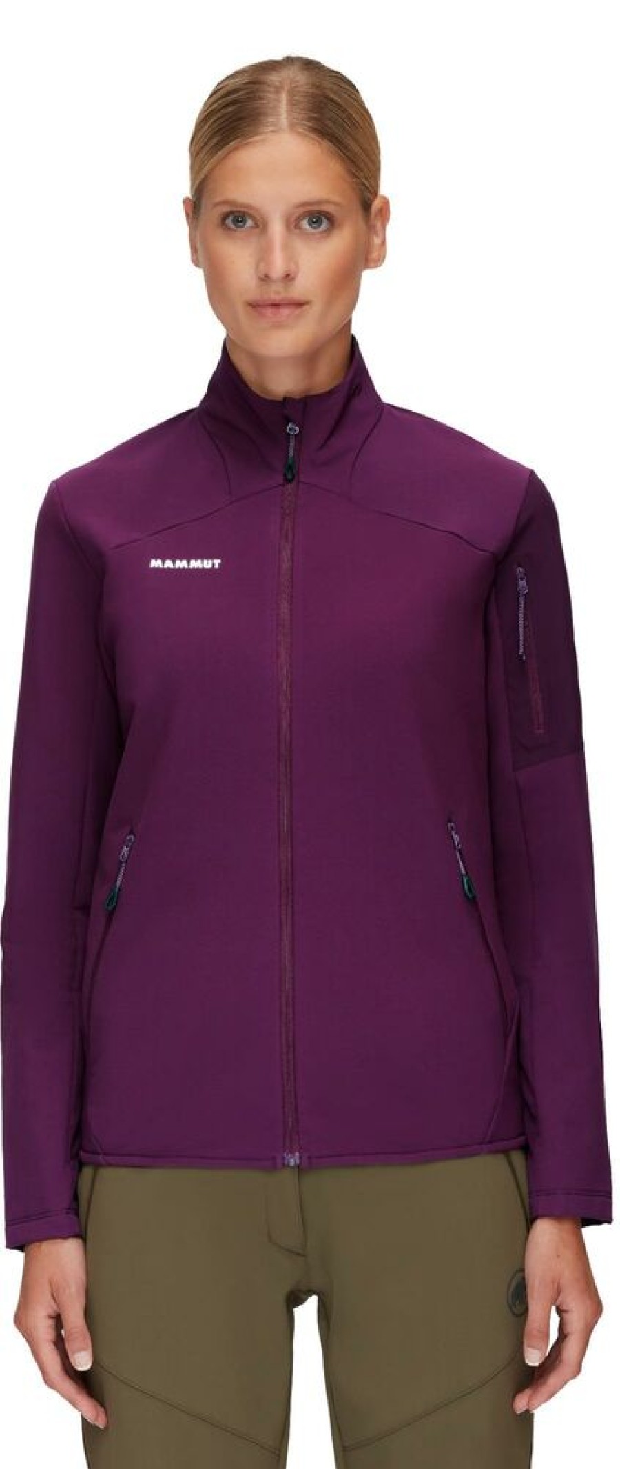 Outdoor Clothing MAMMUT | Mammut Madris Ml Jacket Women Grape