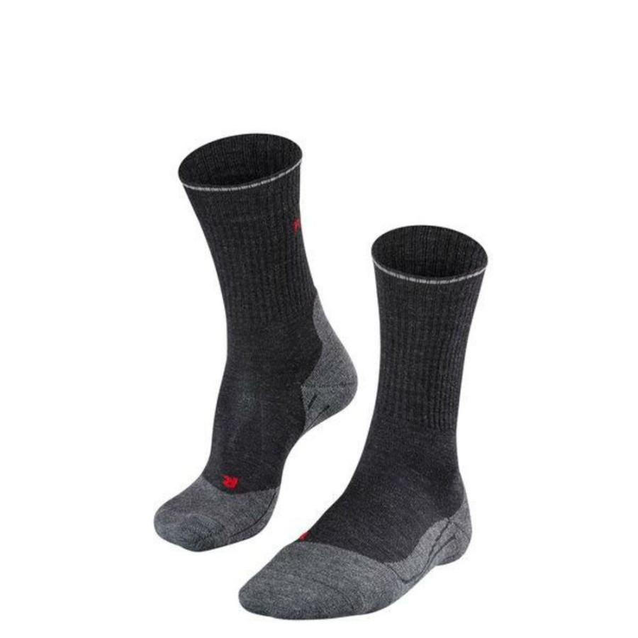 Shoes FALKE | Falke Tk2 Wool Silk - Soft Walking Socks Men