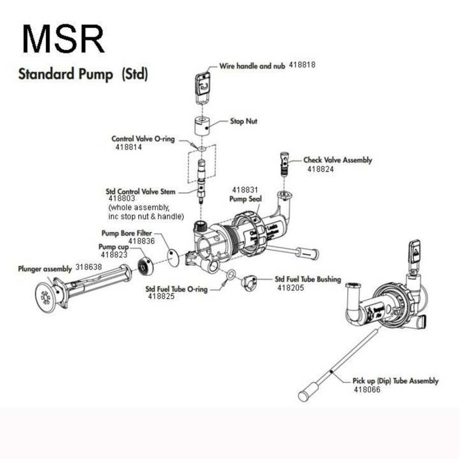 Kamperen MSR | Msr Fp/Fp-Df Control Valve O-Ring Diverse