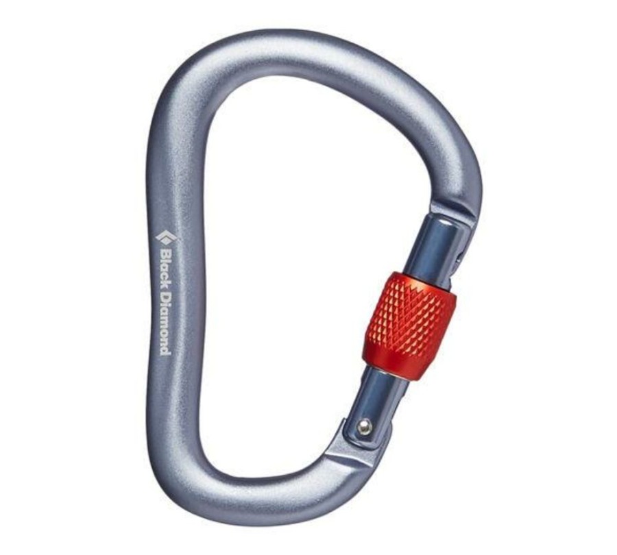 Mountain Sports & Winter Sports BLACK DIAMOND | Diamond Rocklock Screwgate - Carabiner Black