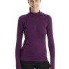 Outdoor Clothing ICEBREAKER | Icebreaker W 300 Merinofine Polar Ls Half Zip Nightshade