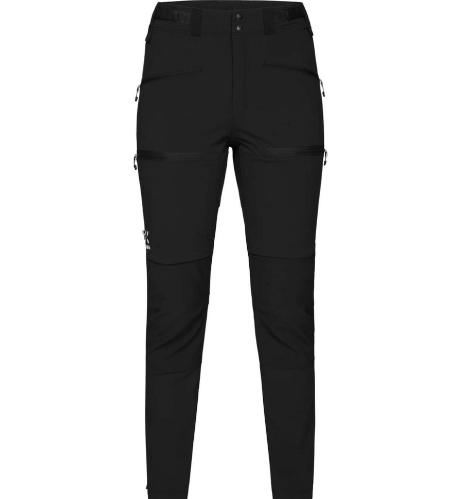 Outdoor Clothing HAGLOFS | Haglofs Rugged Slim Pant Women True Black