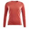 Outdoor Clothing ACLIMA | Aclima Lightwool Sport Shirt Women Burnt Sienna/Red Ochre