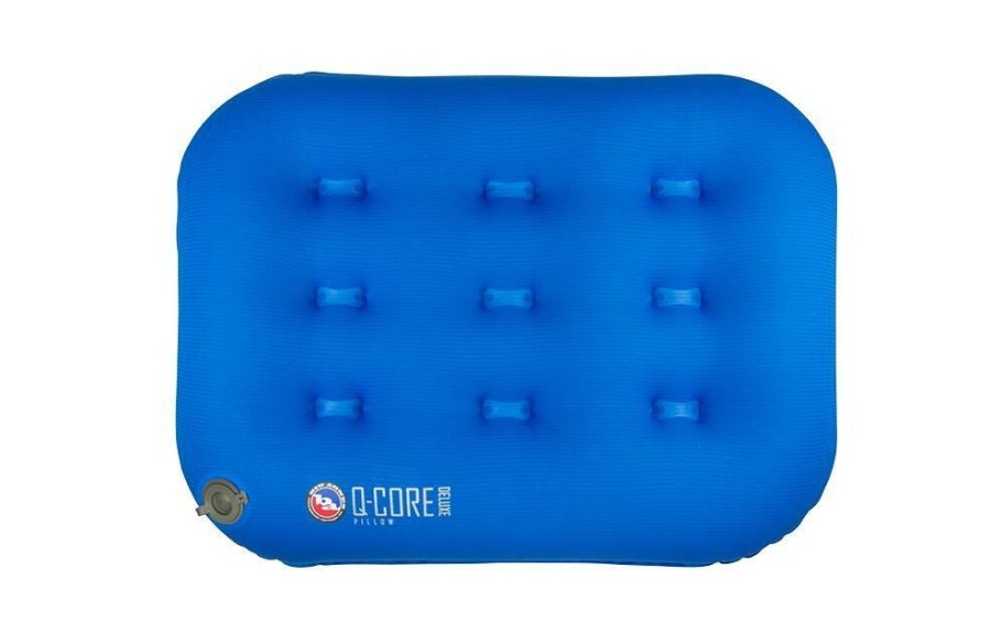 Travel BIG AGNES | Big Agnes Q-Core Deluxe Pillow Blue