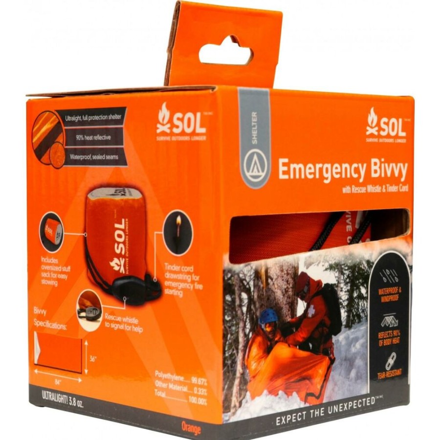 Kamperen SOL | Sol Emergency Bivy Bag Orange Diverse