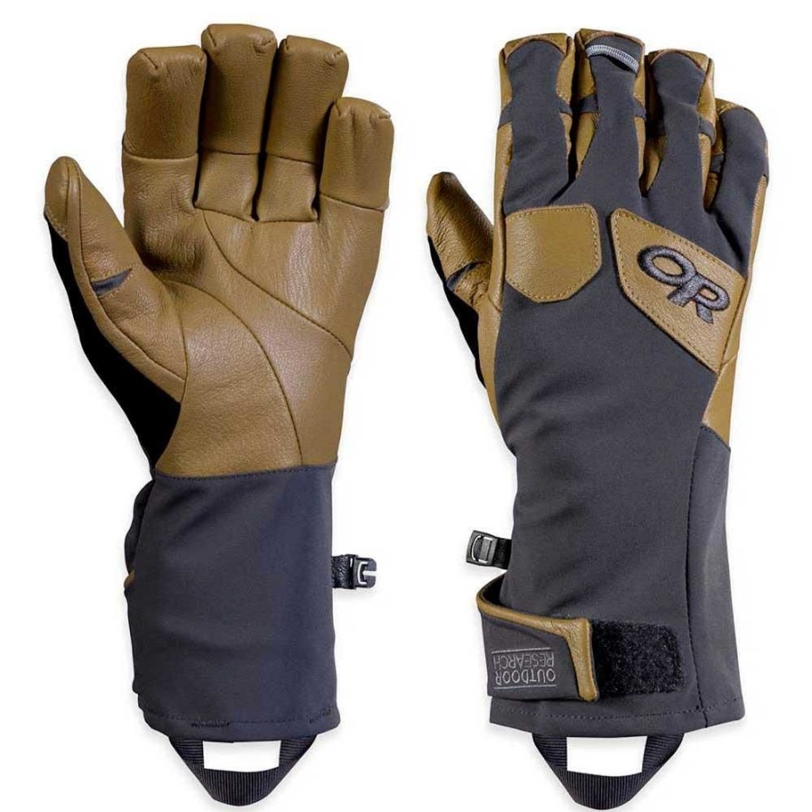 Outdoor Clothing OUTDOOR RESEARCH | Outdoor Research Extravert Gloves Charcoal/Natural