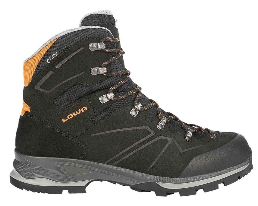 Shoes LOWA | Lowa Baldo Gtx Wxl Wide Mountain Hiking Shoe Black/Orange