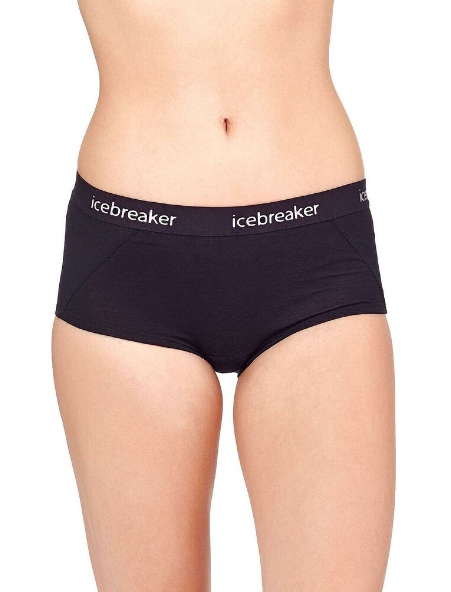 Outdoor Clothing ICEBREAKER | Icebreaker Wmns Sprite Hotpants Black-Black