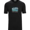 Outdoor Clothing ICEBREAKER | Icebreaker M Tech Lite Ii Ss Tee Trailhead Black