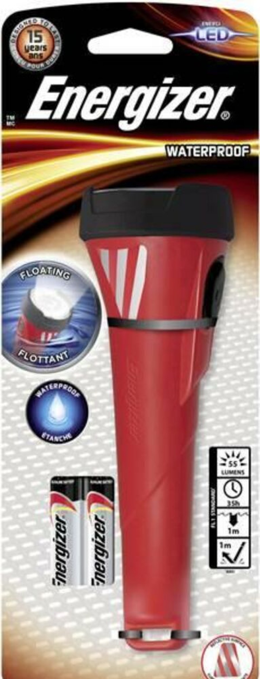 Equipment ENERGIZER | Energizer Flashlight Waterproof Inlucief 2Xaa Several